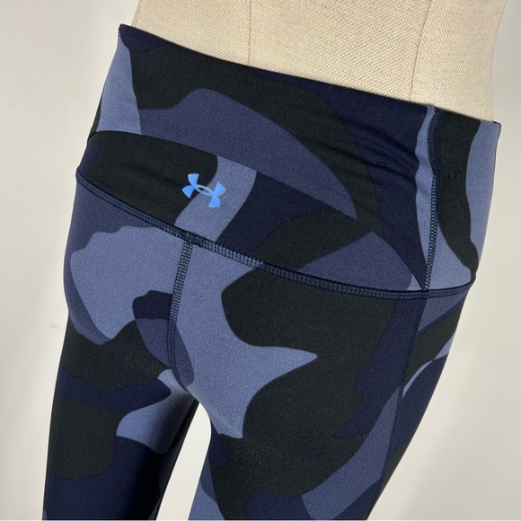 ❤️ Under armour Blue Camouflage Leggings fitted S - Picture 4 of 9